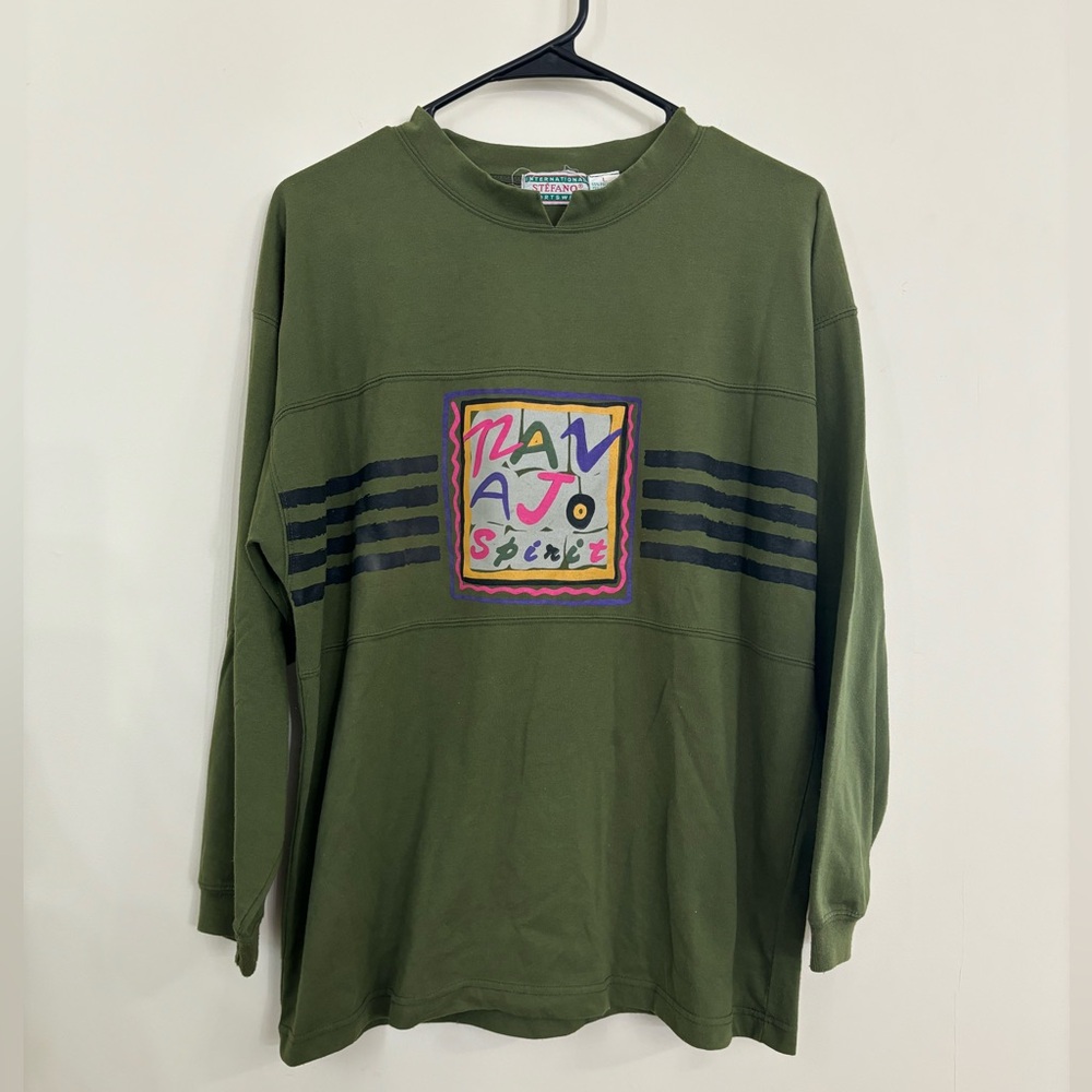 Vintage International Stefano Sportswear Long Sleeve Navajo Spirit
